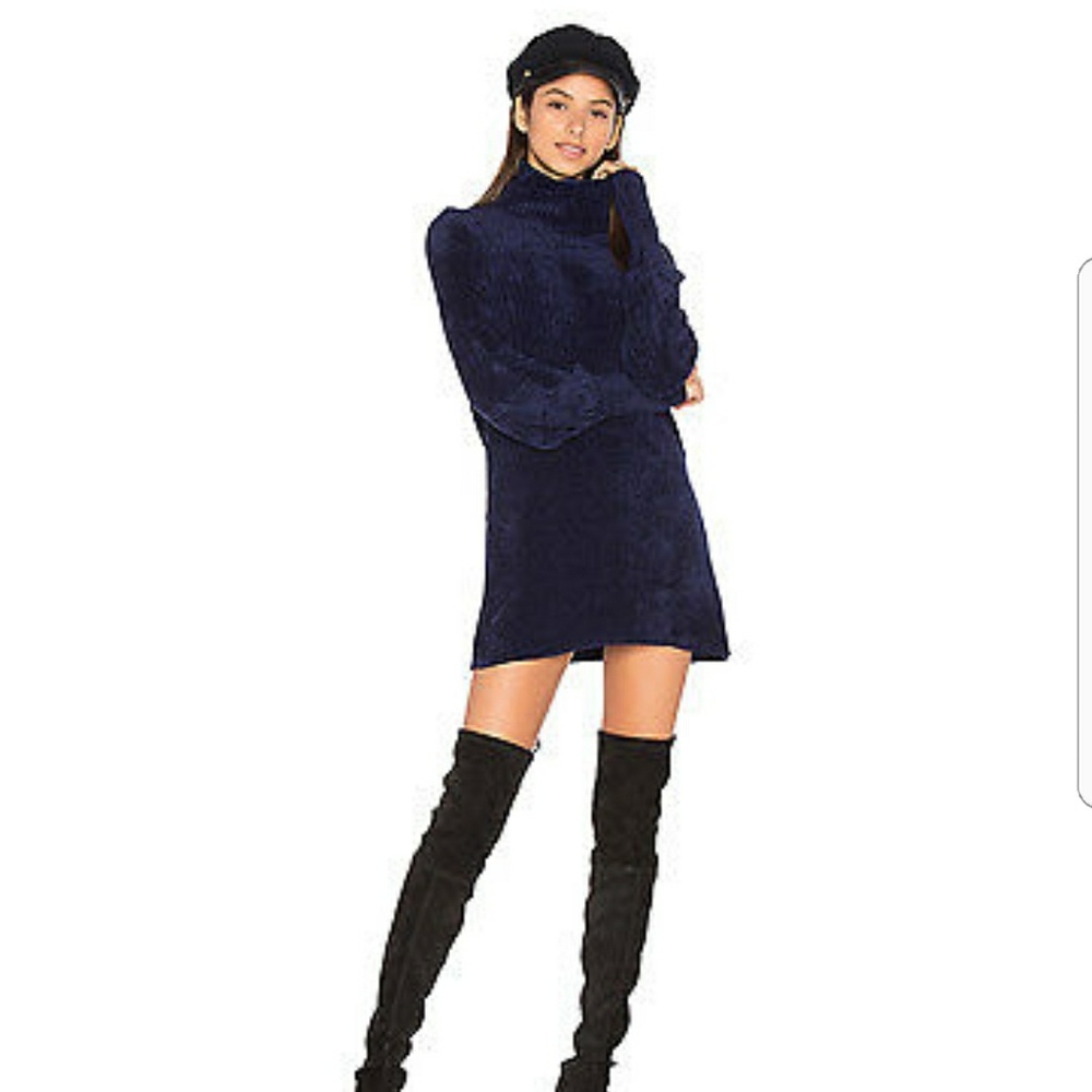 Free People Chenille New Moon SweaterDress  Tunic
